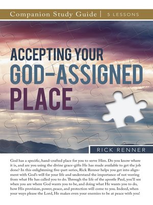 cover image of Accepting Your God-Assigned Place Study Guide